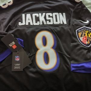 Nike Lamar Jackson Jersey size large. Nwt